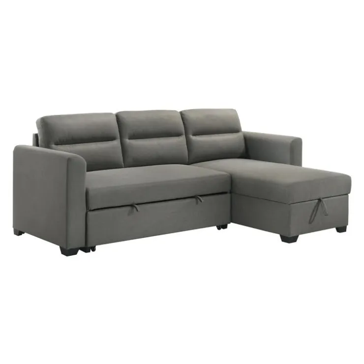 Reversible Sectional Bed with Storage - Grey Best