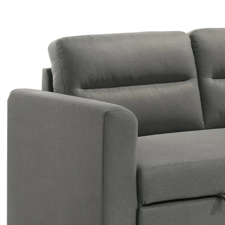 Reversible Sectional Bed with Storage - Grey Best