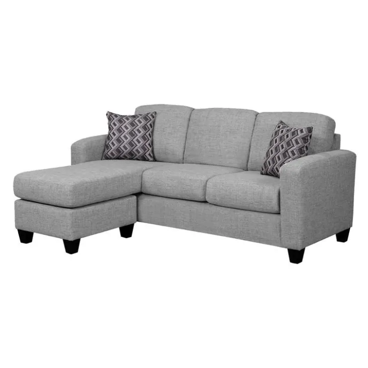 Sofa By Fancy Reversible Sectional with Chaise - Grey Light grey Outlet