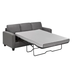 Sofa By Fancy Reversible Sleeper Sofa with Chaise - Charcoal Grey Clearance