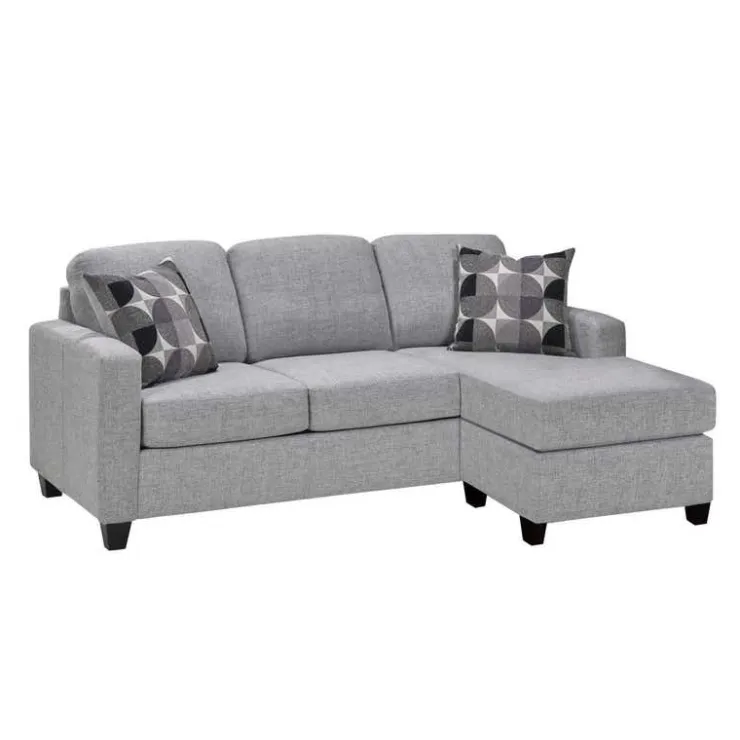 Sofa By Fancy Reversible Sleeper Sofa with Chaise - Grey Light Grey New