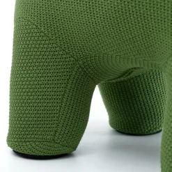 Rhinoceros-Shaped Kids Pouf – 35" x 11.8" x 17.3" Green Online