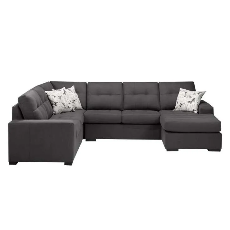 Sofa By Fancy Right Sectional Dark Grey Hot