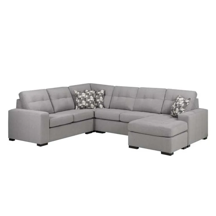 Sofa By Fancy Right Sectional Grey Sale