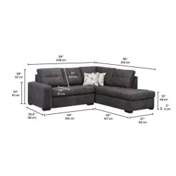 Sofa By Fancy Right-Facing Sectional GREY Sale