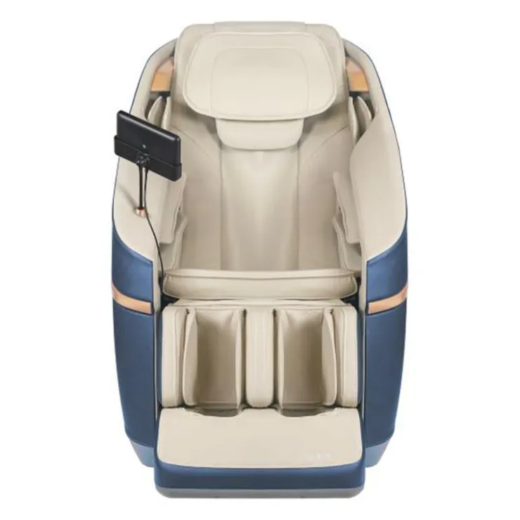 Rocking Massage Chair with Touchscreen - 2D Grey/Blue Sale