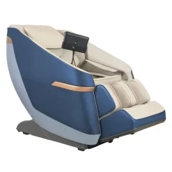 Rocking Massage Chair with Touchscreen - 2D Grey/Blue Sale