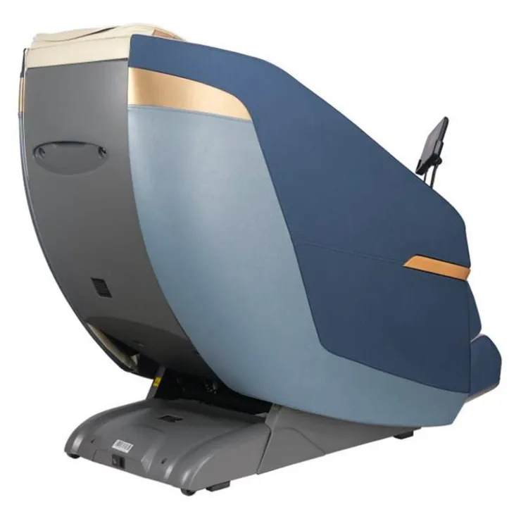 Rocking Massage Chair with Touchscreen - 2D Grey/Blue Sale