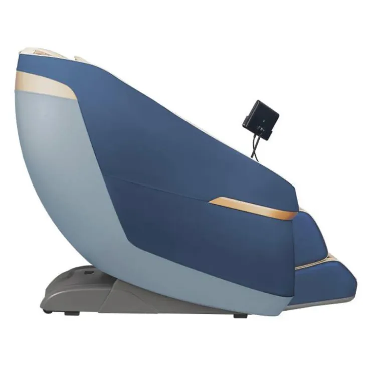 Rocking Massage Chair with Touchscreen - 2D Grey/Blue Sale