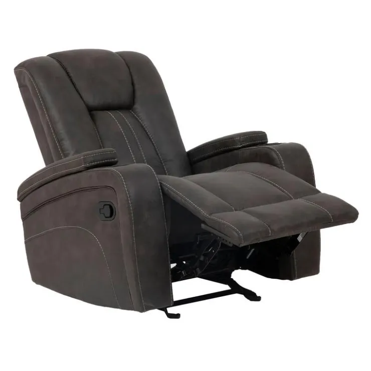 Rocking Recliner with Cup Holders Granite New