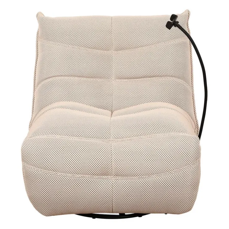 Rocking Recliner with Phone Holder - Beige Outlet