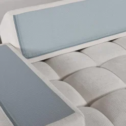 Rolled and Compressed Sectional-in-a-Box with Right-Facing Chaise Beige Hot