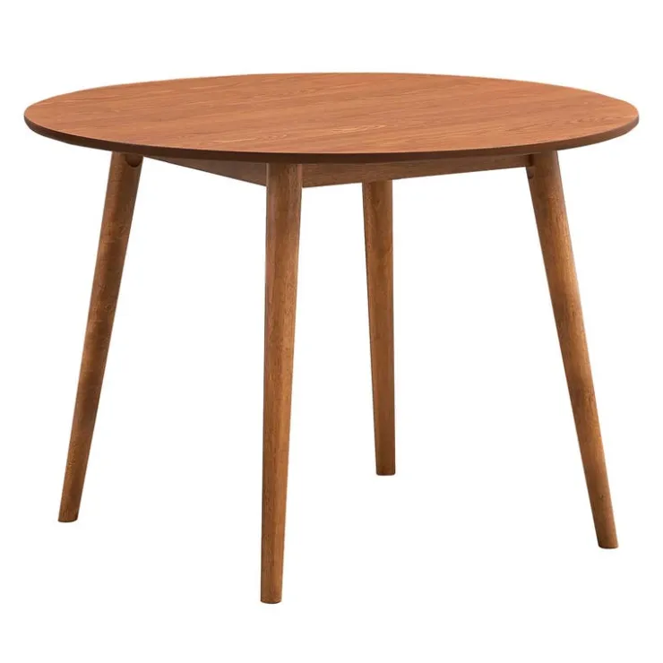 Round Dining Table 42" Brown