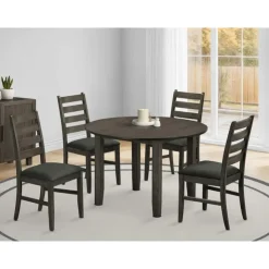 Monarch Round Dining Table 48" - Grey Sale