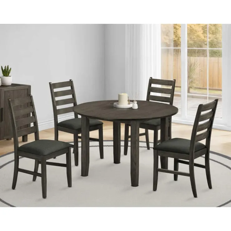 Monarch Round Dining Table 48" - Grey Sale