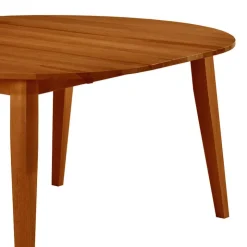 Arboit Poitras Round Extendable Solid Wood Dining Table 48
