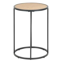 Round lamp table Oak New