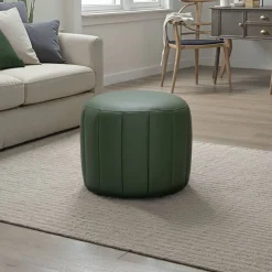 Round Pouf - GREEN Sale
