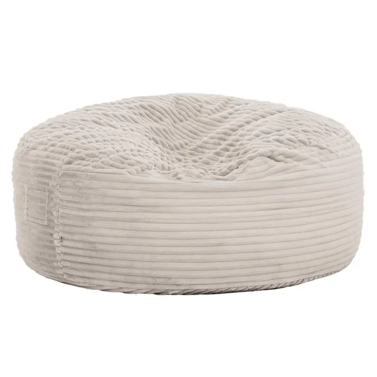 Sealy Corduroy Velvet Bean Bag - Taupe Clearance