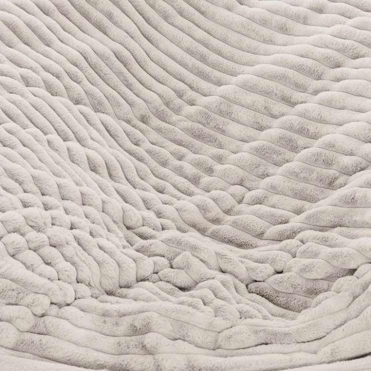 Sealy Corduroy Velvet Bean Bag - Taupe Clearance