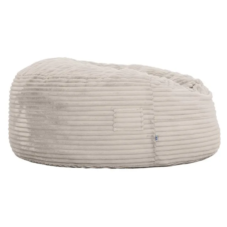 Sealy Corduroy Velvet Bean Bag - Taupe Clearance