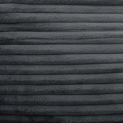 Sealy Corduroy Velvet Bean Bag - Grey Charcoal Outlet