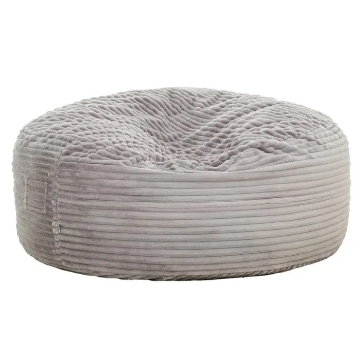 Sealy Corduroy Velvet Bean Bag - Grey Best
