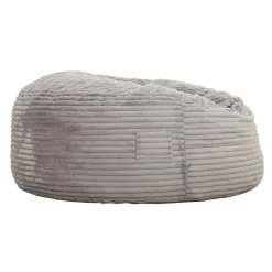 Sealy Corduroy Velvet Bean Bag - Grey Best