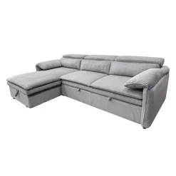 Sectional Bed and a Left-Side Chaise with Storage - Grey Best