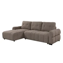 Sectional Bed with Left-Facing Chaise and Storage - Grey Outlet