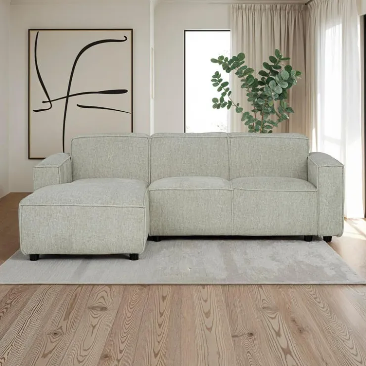 Sectional with Left-Side Chaise Grey Outlet