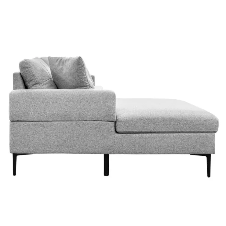 Sectional with Left-Side Chaise and Storage Grey New