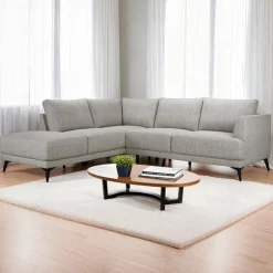 Sectional with Left-Side Chaise Grey Outlet
