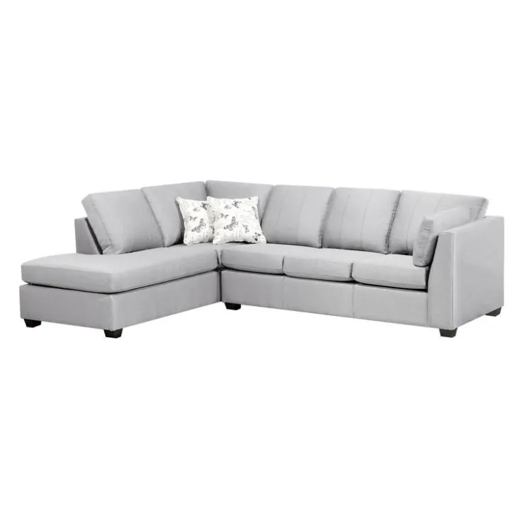Sofa By Fancy Sectional with Left-Side Chaise Slate New