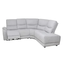 Sectional with Power Recliner - Grey New