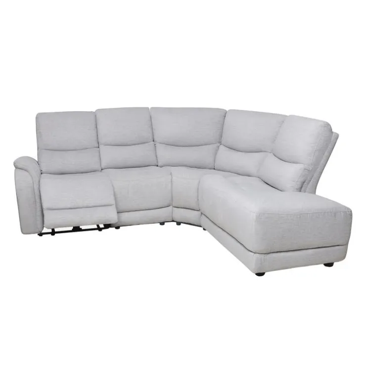 Sectional with Power Recliner - Grey New
