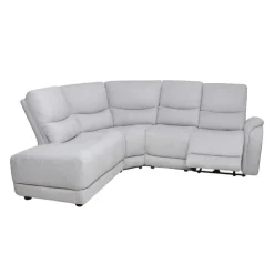 Sectional with Power Recliner - Grey Clearance