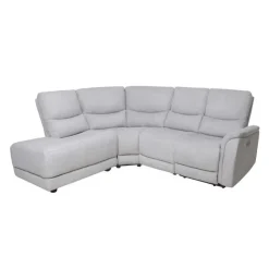Sectional with Power Recliner - Grey Clearance