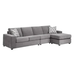 Sofa By Fancy Sectional with Reversible Chaise - Grey Pewter Online