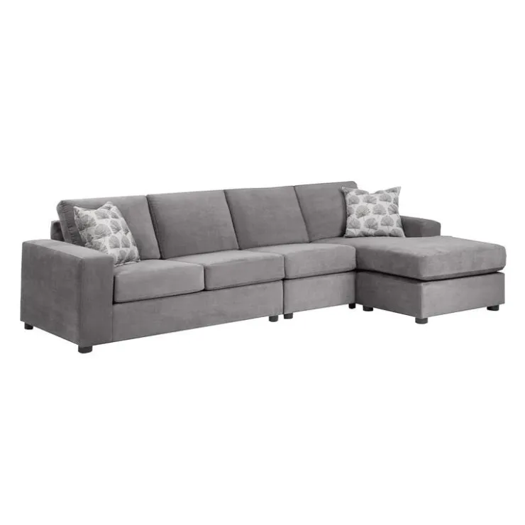 Sofa By Fancy Sectional with Reversible Chaise - Grey Pewter Online