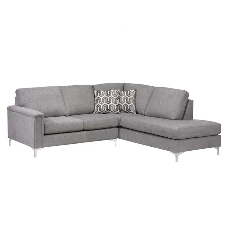 Sofa By Fancy Sectional with Right-Side Chaise Grey Clearance