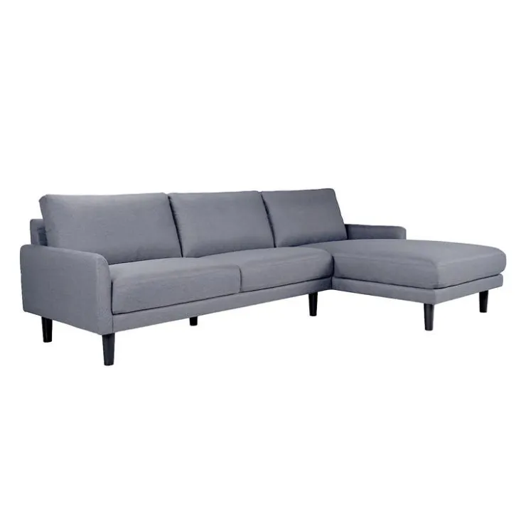 Sectional with Right-Side Chaise Grey