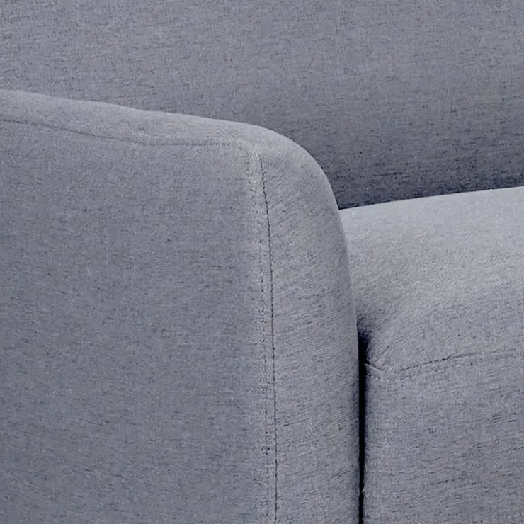 Sectional with Right-Side Chaise Grey