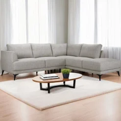 Sectional with Right-Side Chaise Grey Online