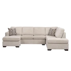 Sofa By Fancy Sectional with Two Chaises Beige Sale
