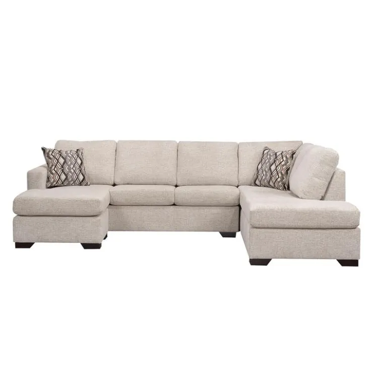 Sofa By Fancy Sectional with Two Chaises Beige Sale