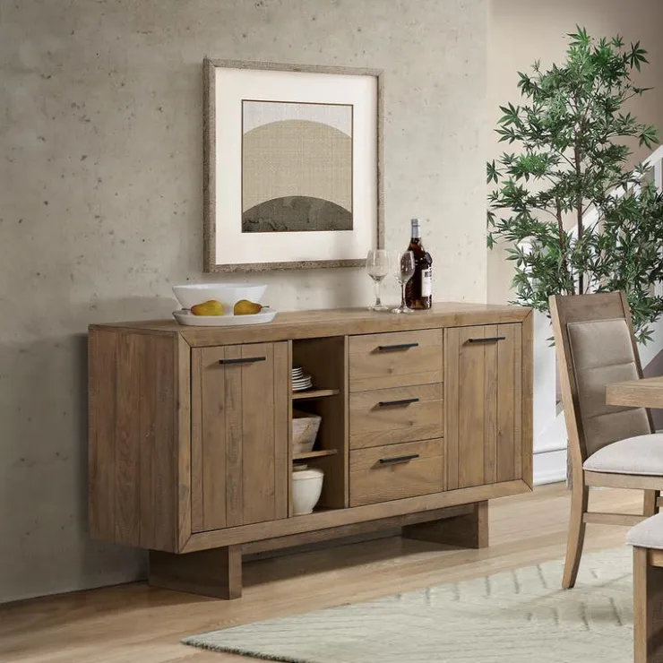 Server Weathered Oak Discount