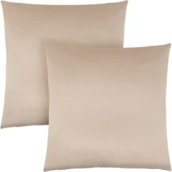 Monarch Set of 2 Satin Accent Pillows 18" Gold Outlet