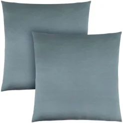 Monarch Set of 2 Satin Accent Pillows 18" Blue Hot