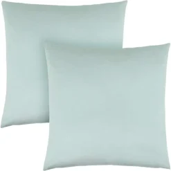 Monarch Set of 2 Satin Accent Pillows 18" Green Hot